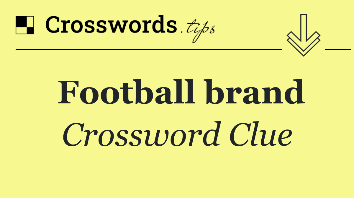 Football brand
