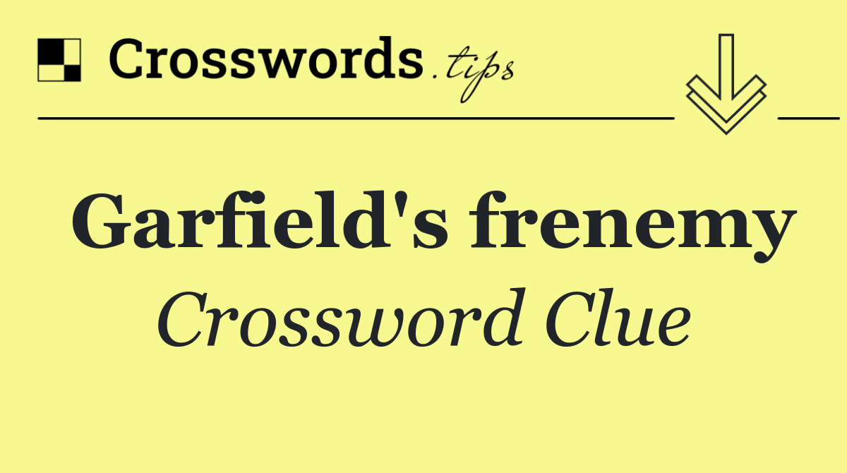 Garfield's frenemy