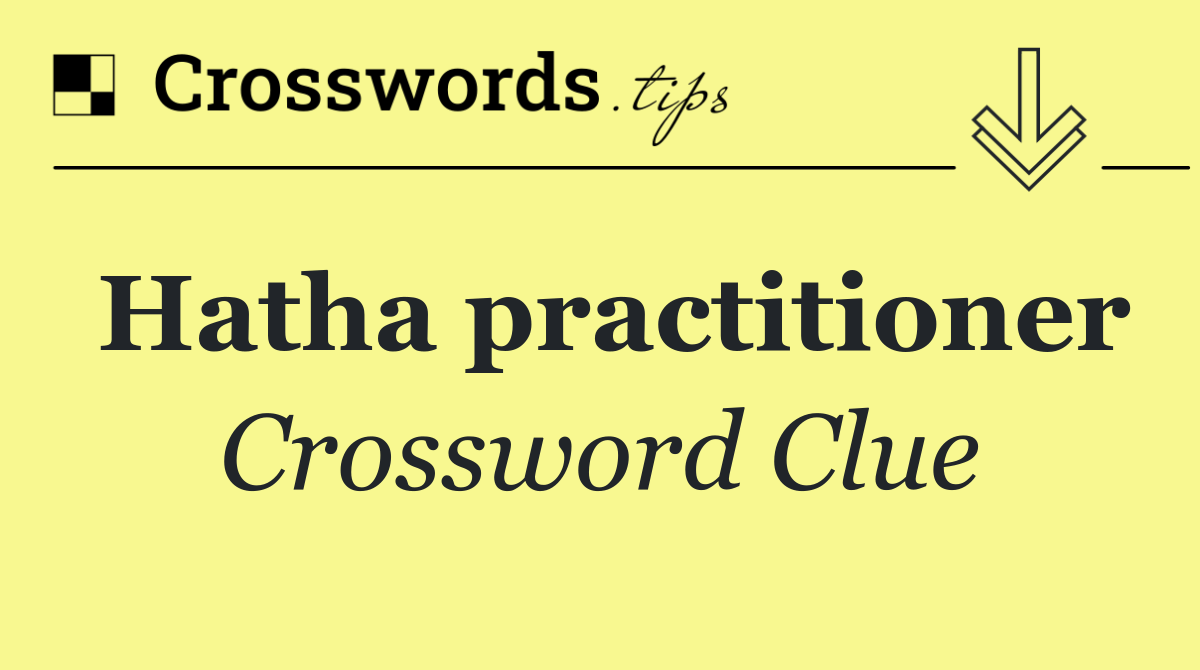 Hatha practitioner