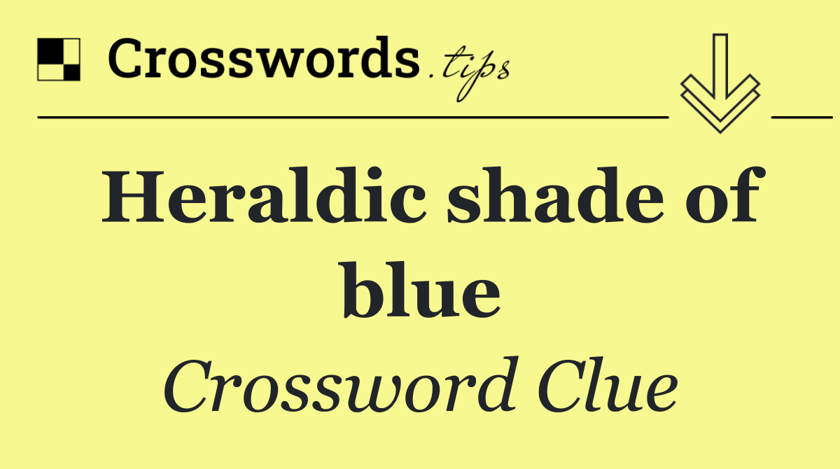 Heraldic shade of blue