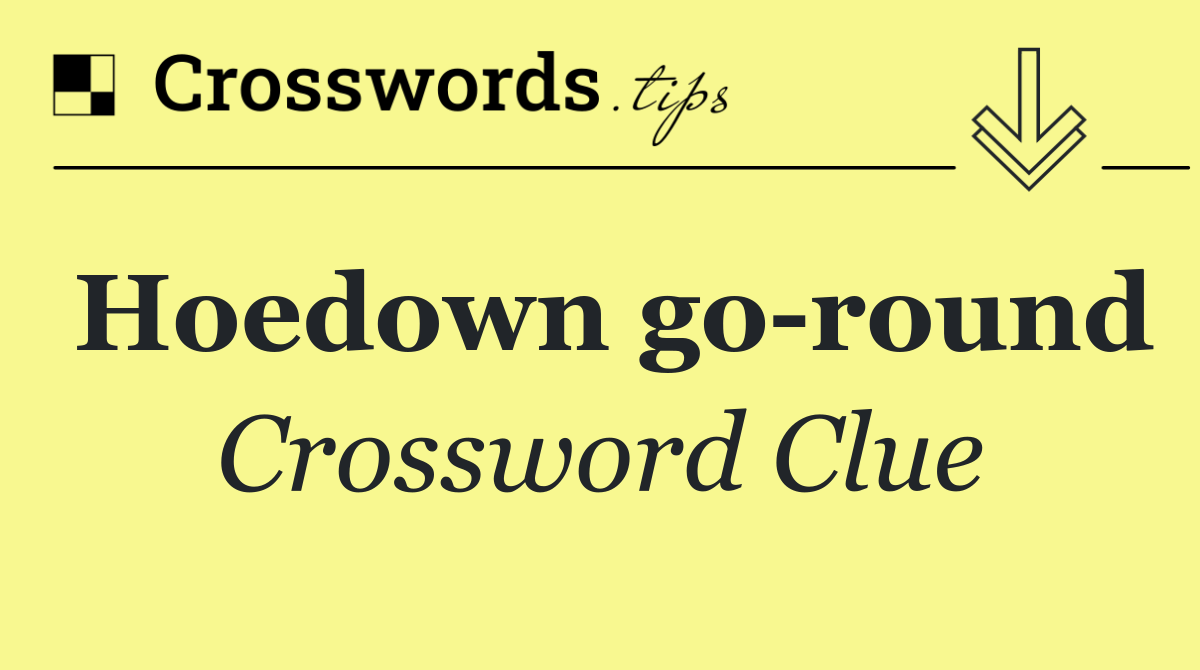 Hoedown go round
