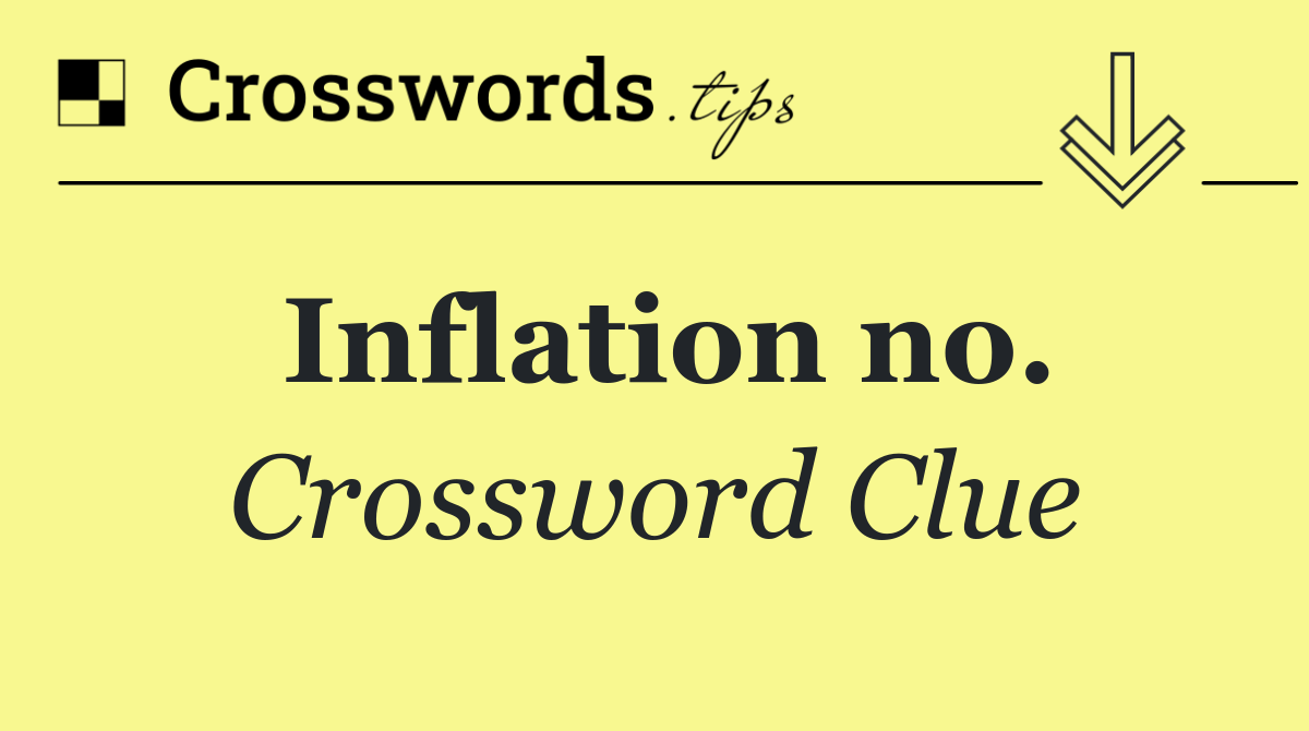 Inflation no.