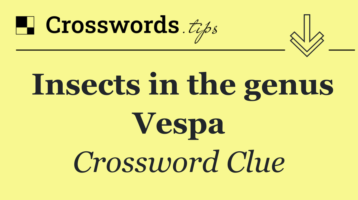 Insects in the genus Vespa