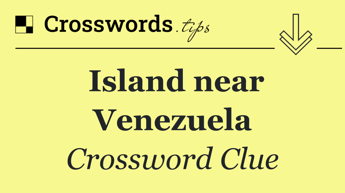 Island near Venezuela