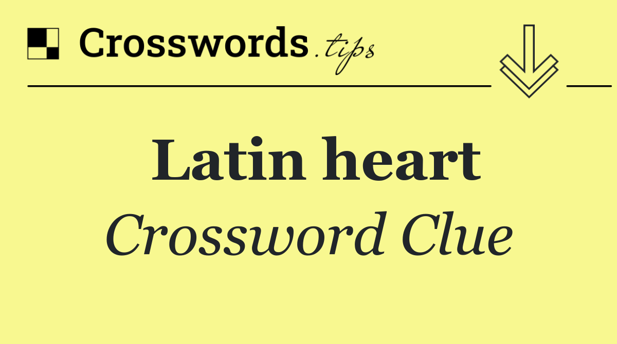 Latin heart