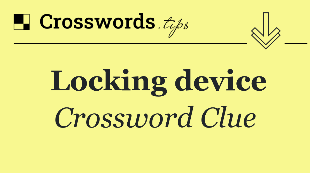 Locking device