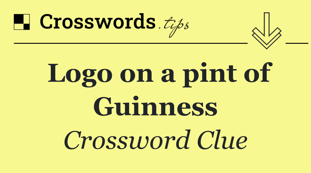Logo on a pint of Guinness