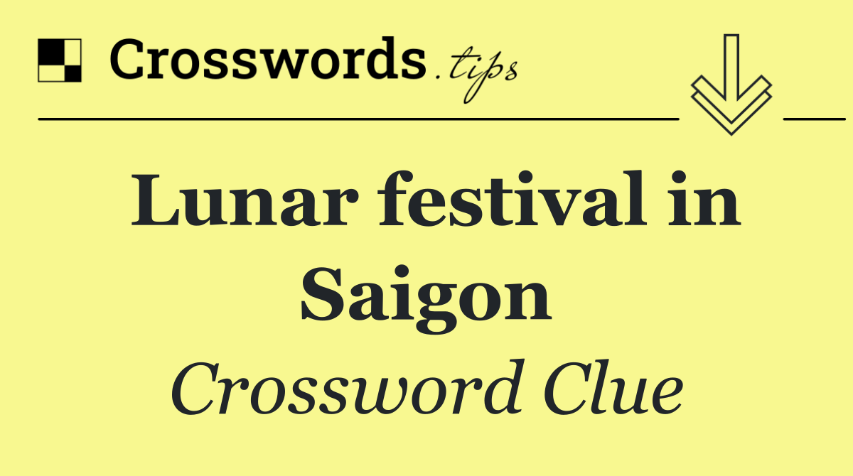 Lunar festival in Saigon