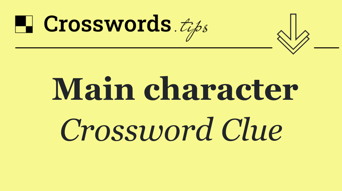 Main character