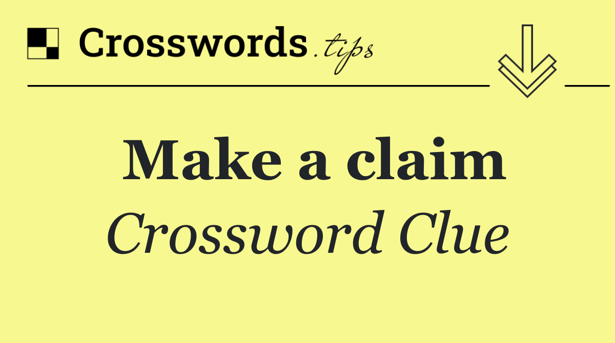 Make a claim
