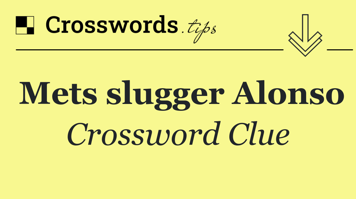Mets slugger Alonso