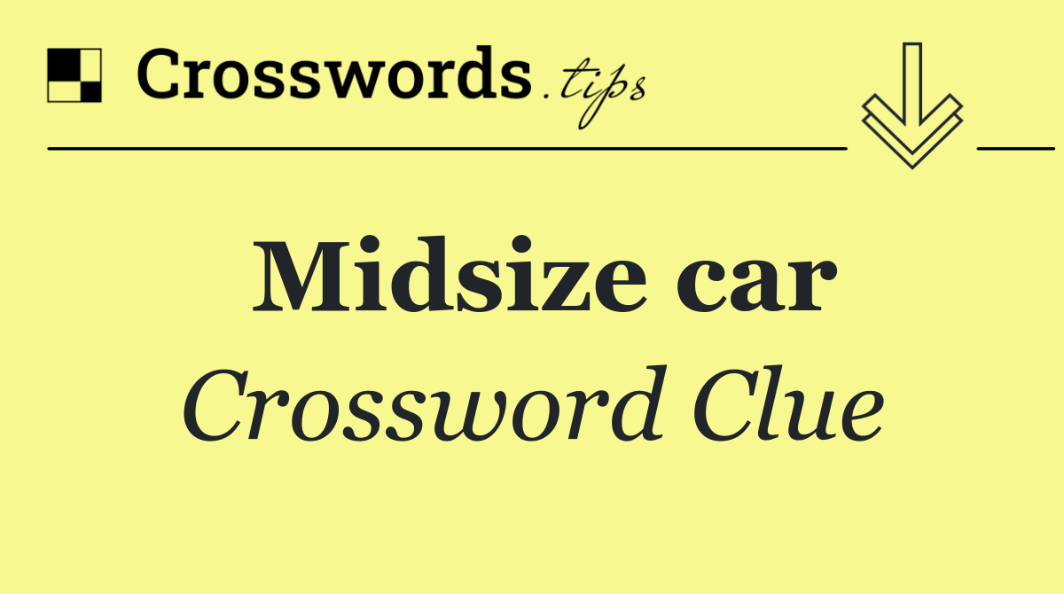 Midsize car