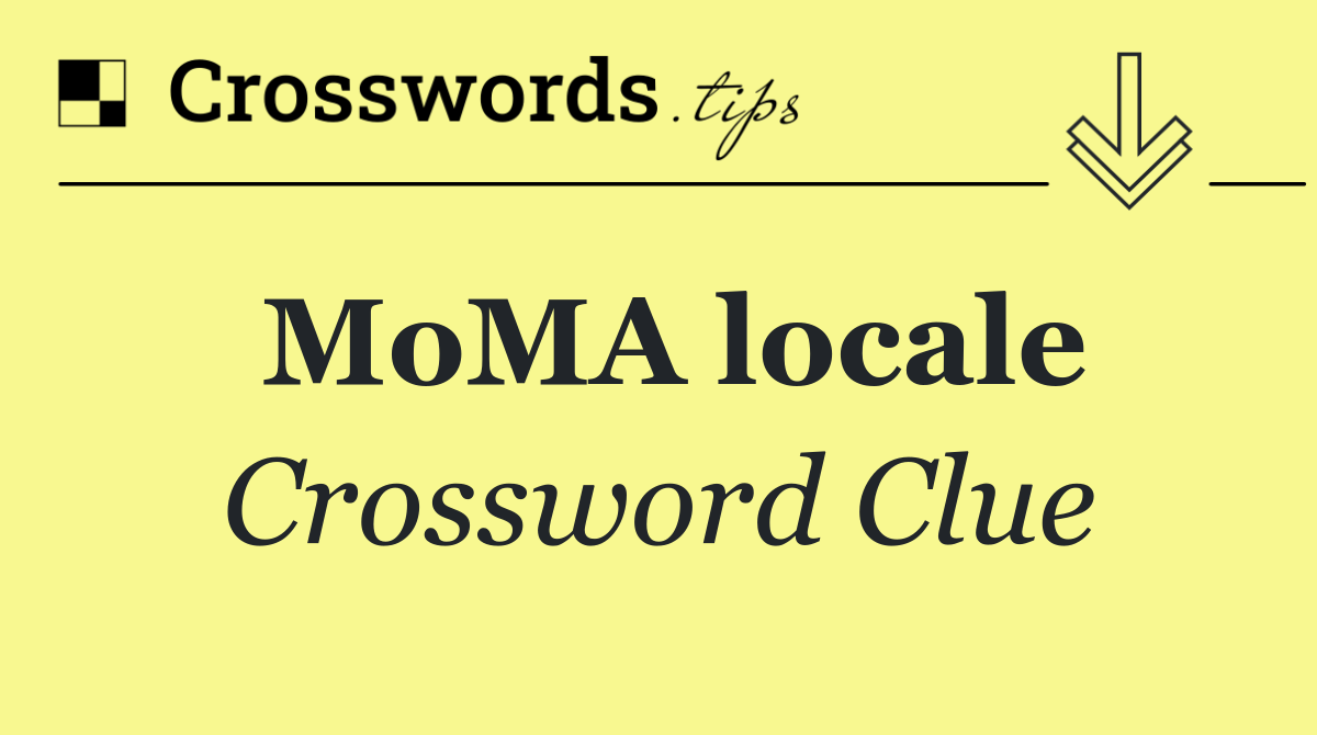 MoMA locale