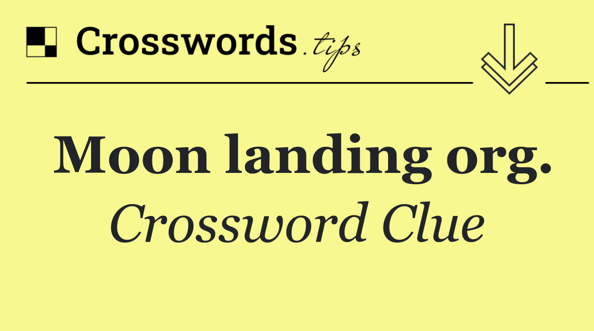 Moon landing org.