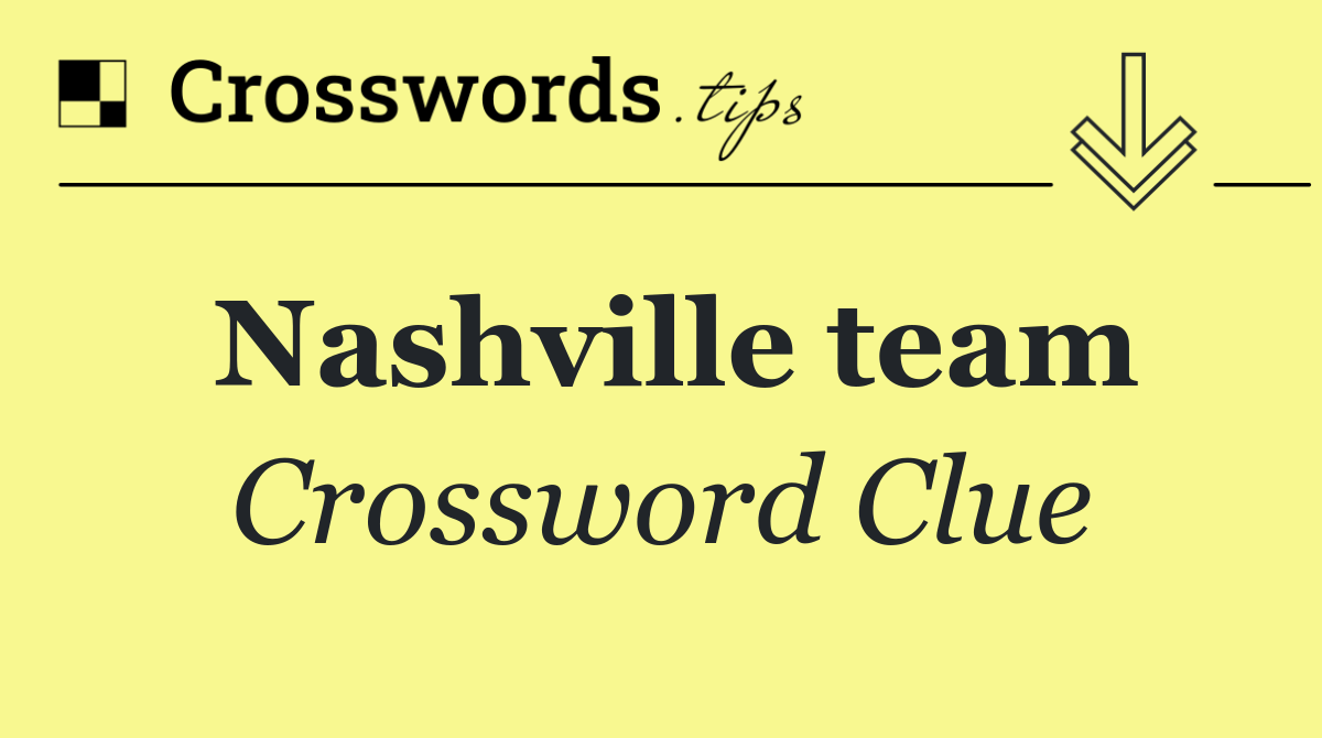 Nashville team