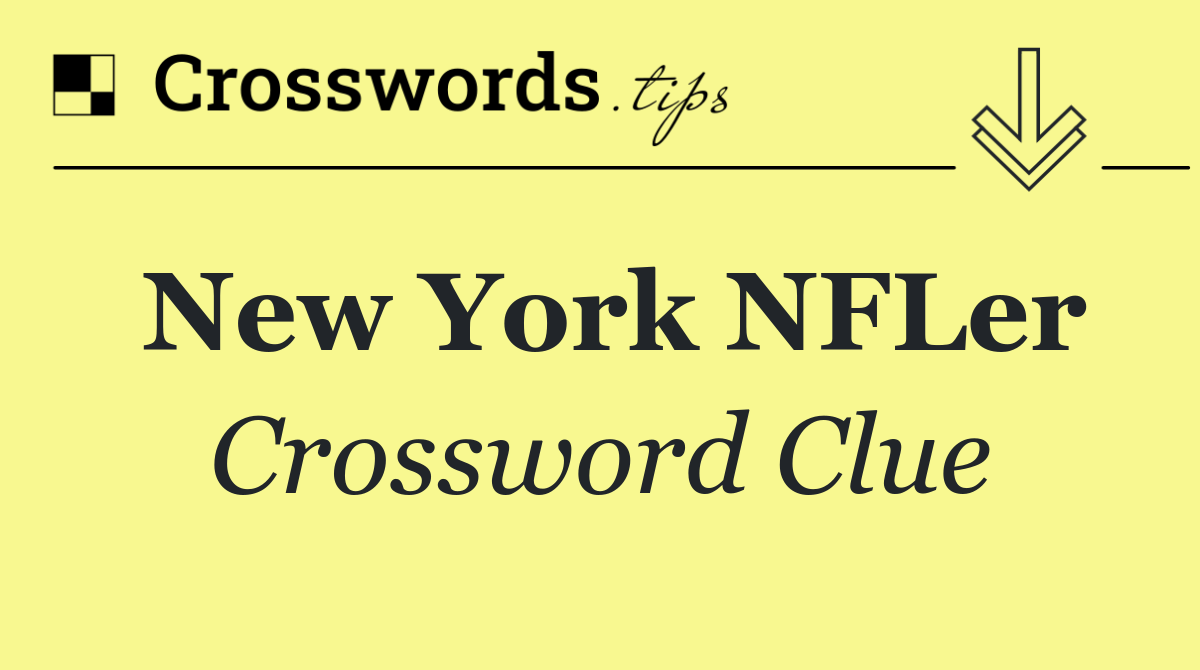 New York NFLer