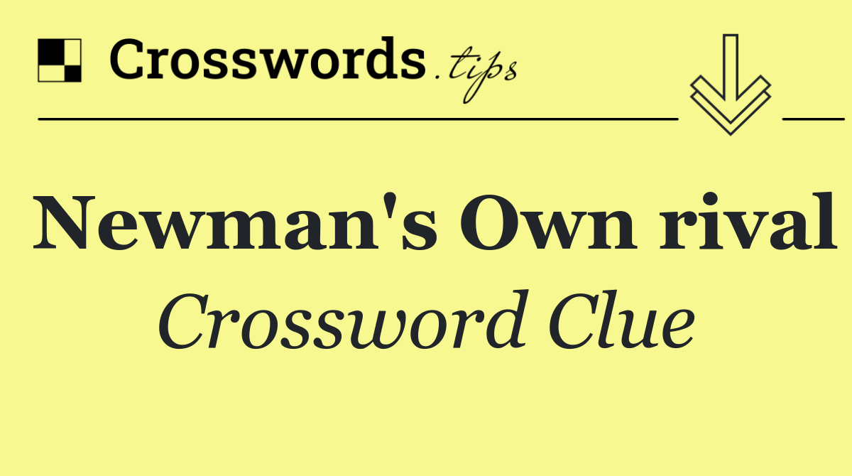 Newman's Own rival