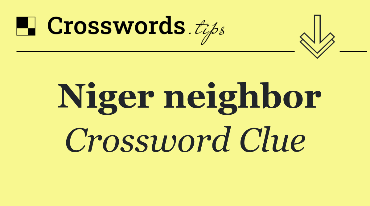 Niger neighbor