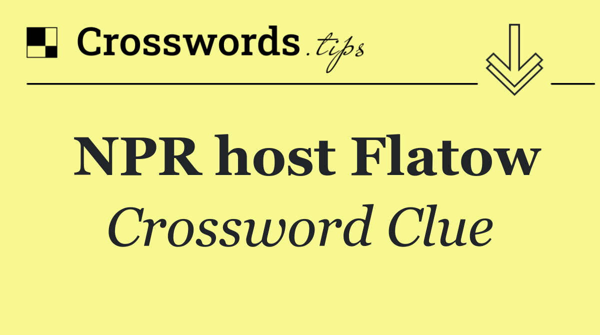 NPR host Flatow