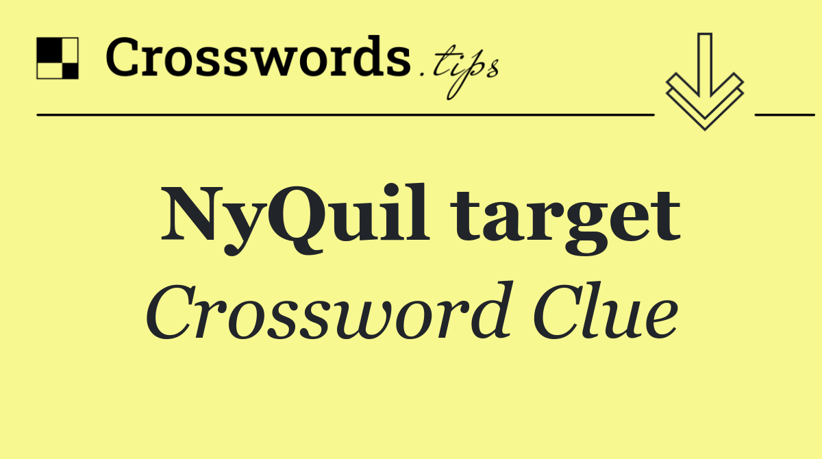 NyQuil target