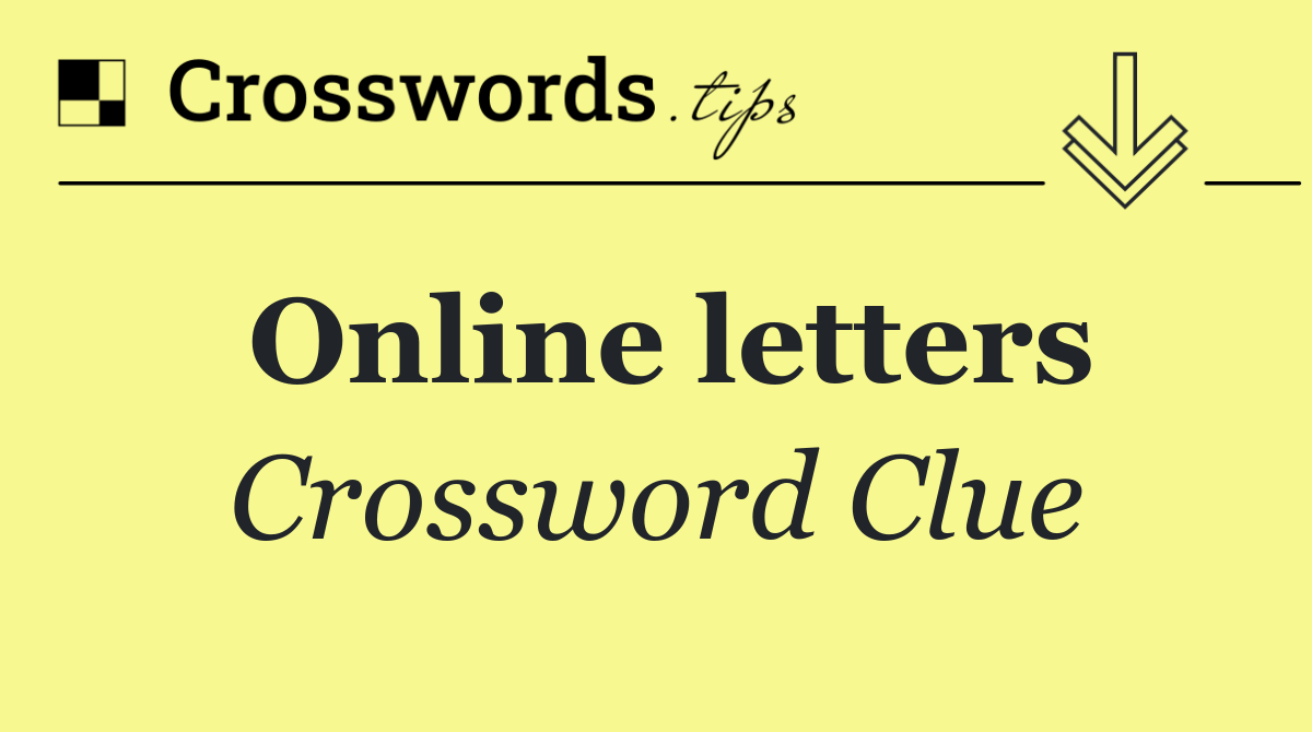 Online letters