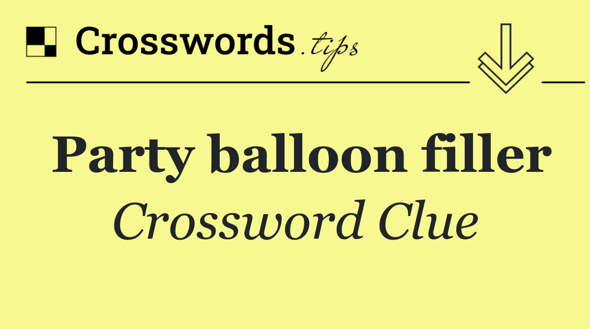 Party balloon filler