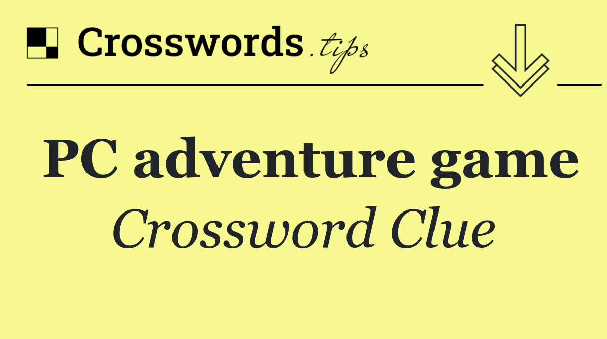 PC adventure game
