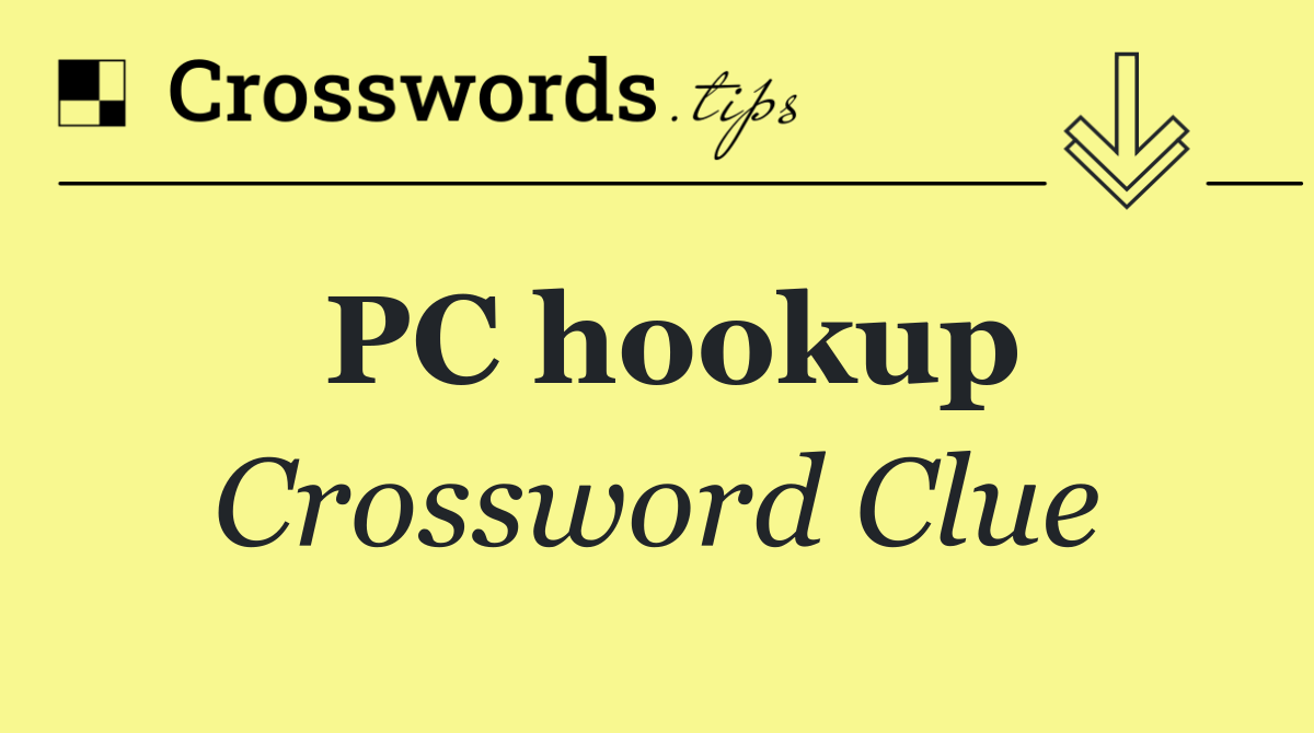 PC hookup