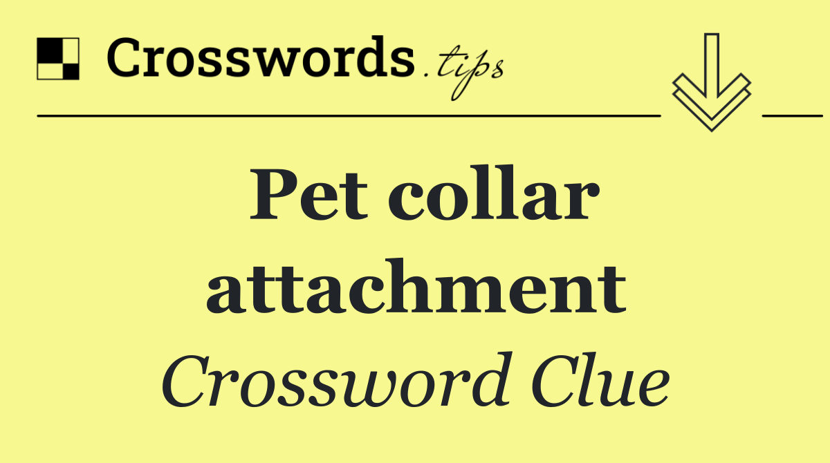 Pet collar attachment