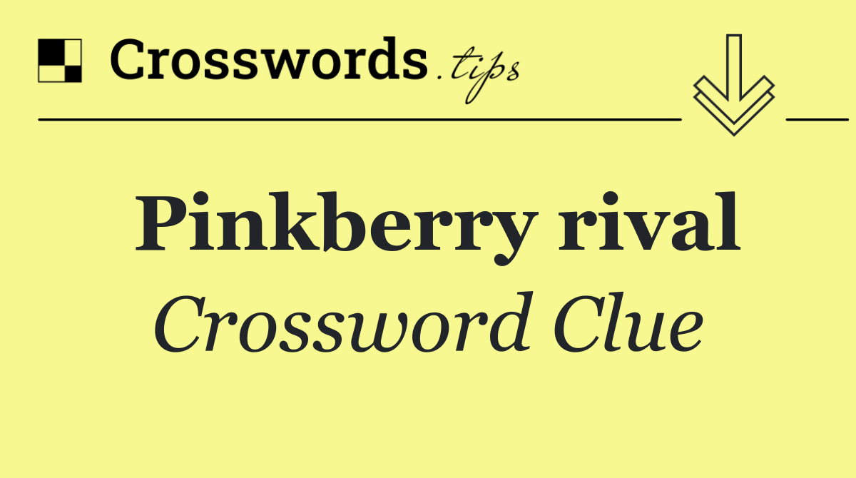 Pinkberry rival