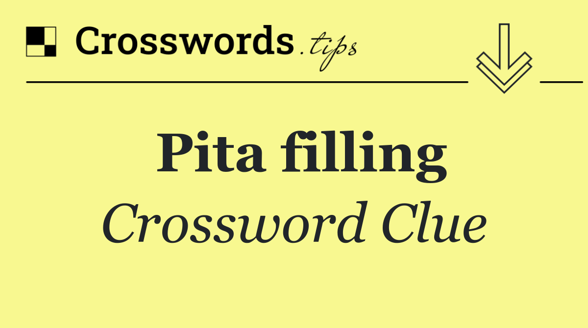 Pita filling