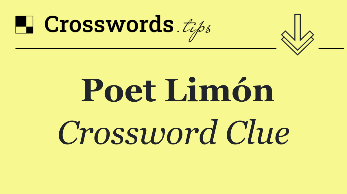 Poet Limón