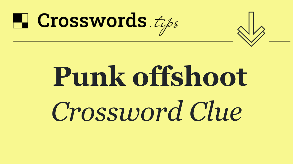 Punk offshoot