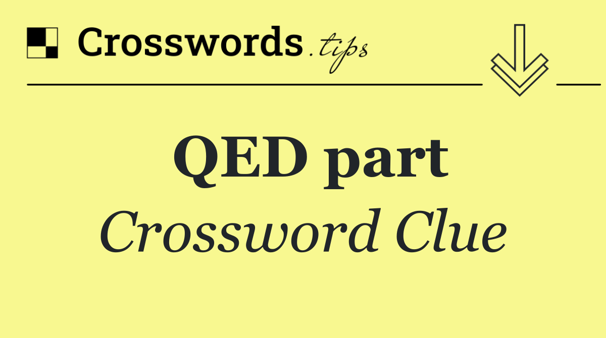 QED part