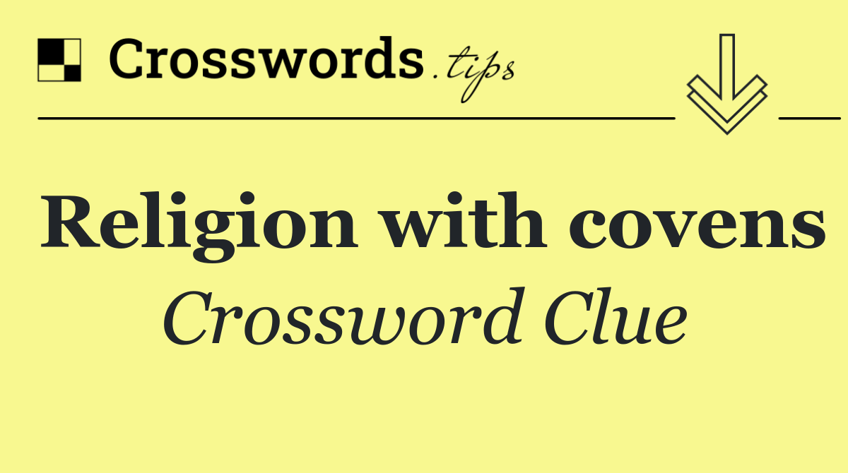 Religion with covens