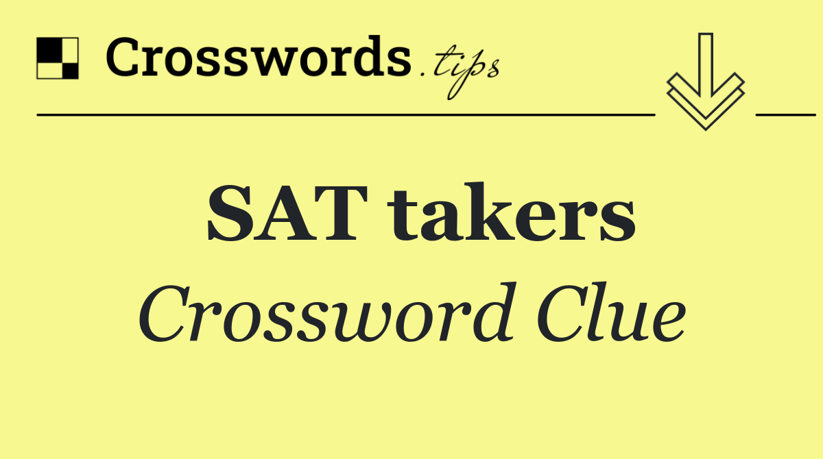 SAT takers