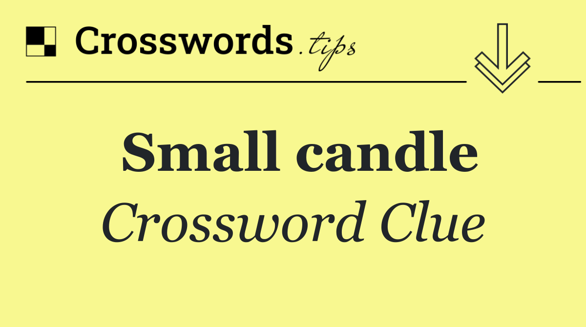 Small candle