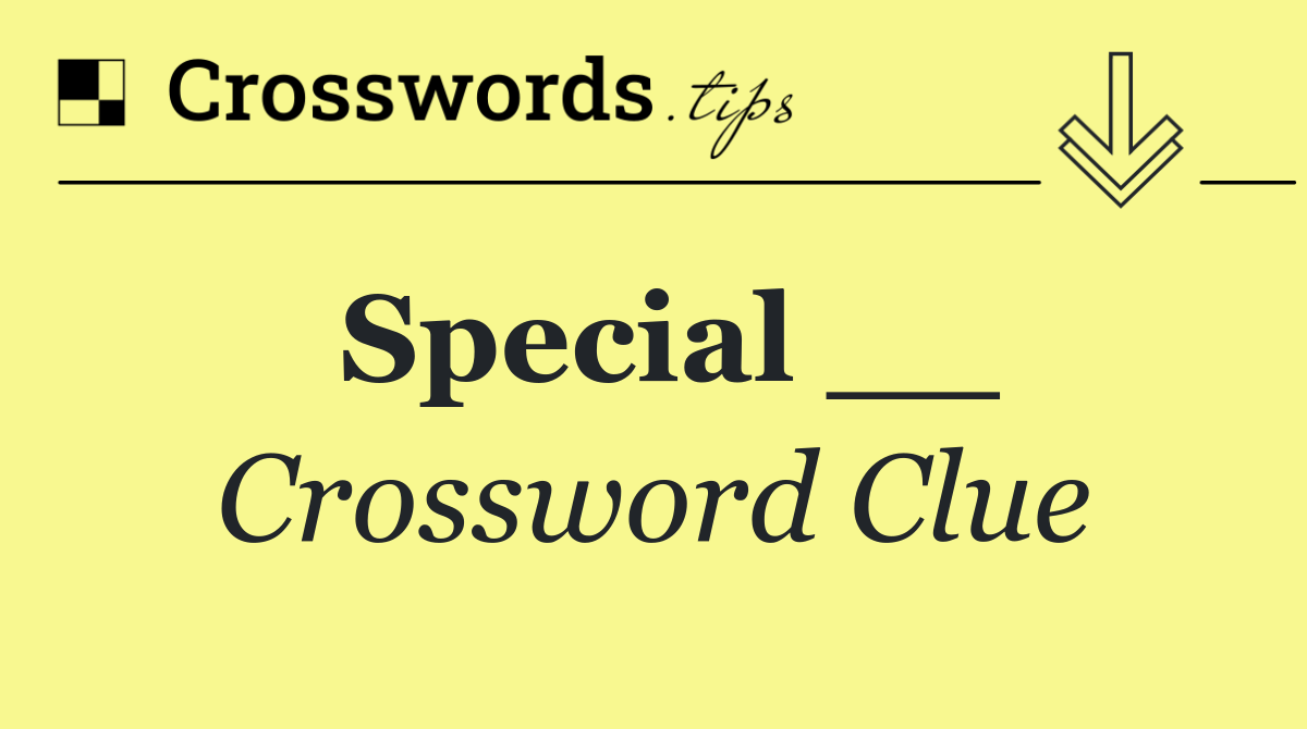 Special __