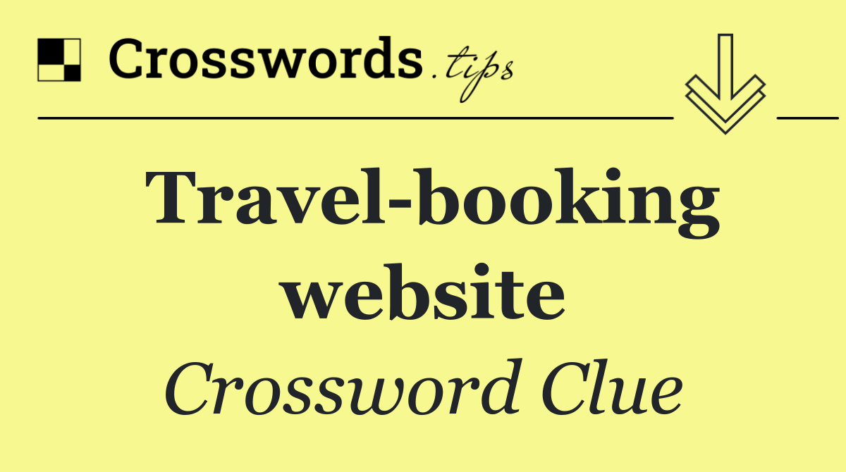 Travel booking website