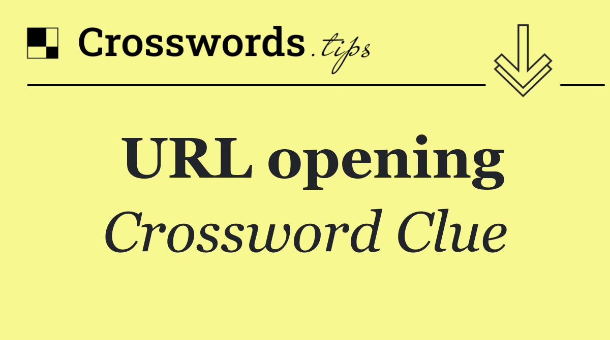 URL opening