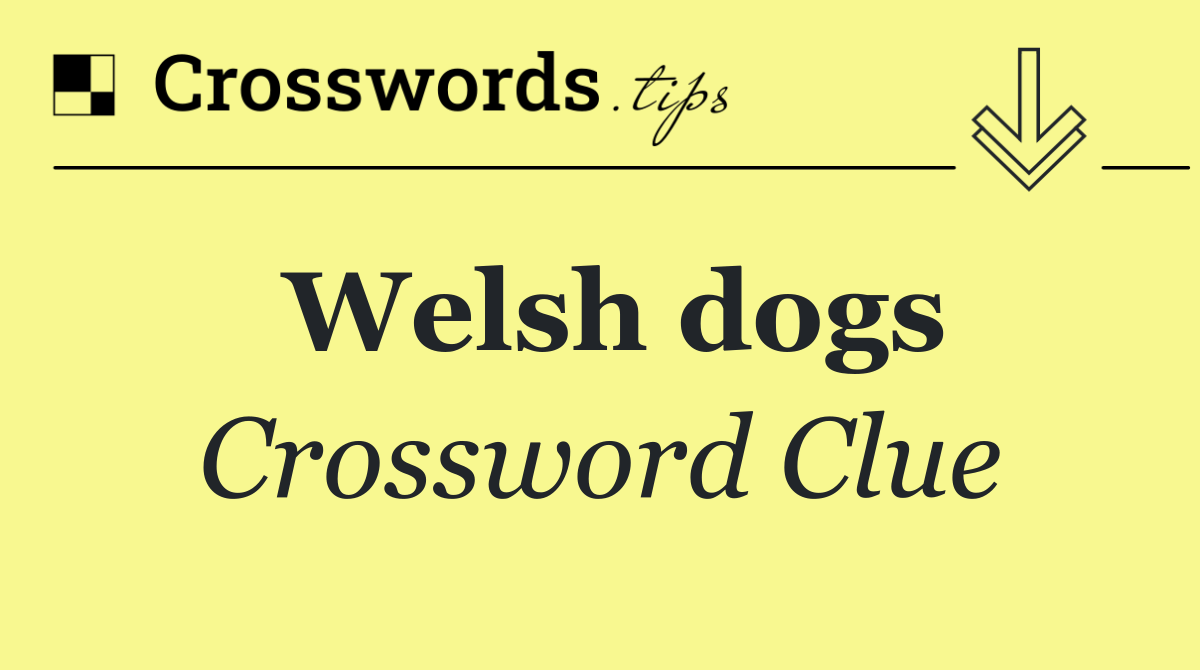 Welsh dogs
