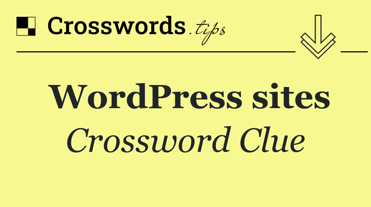 WordPress sites