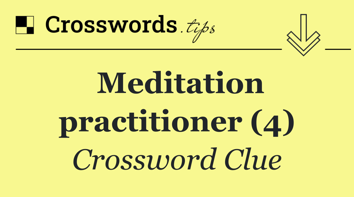 Meditation practitioner (4)