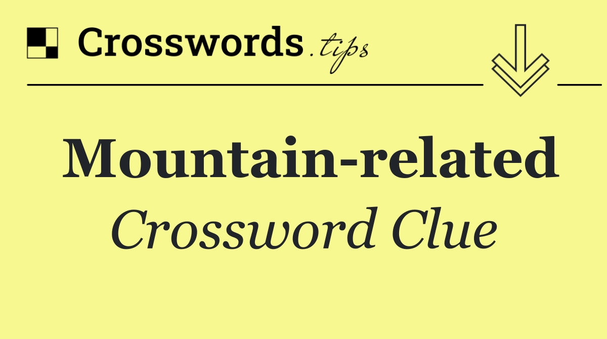 Mountain related