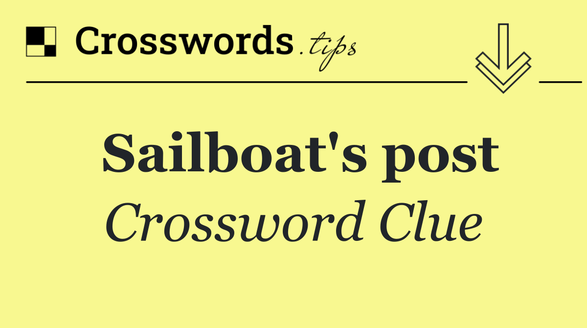 Sailboat's post