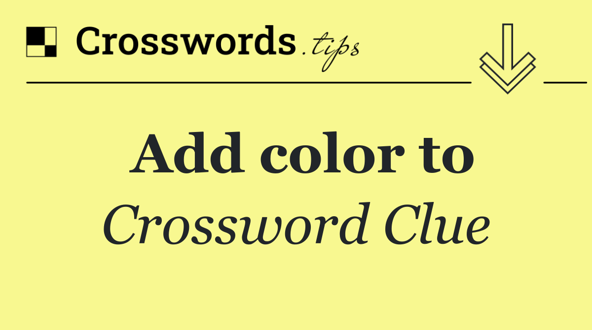 Add color to