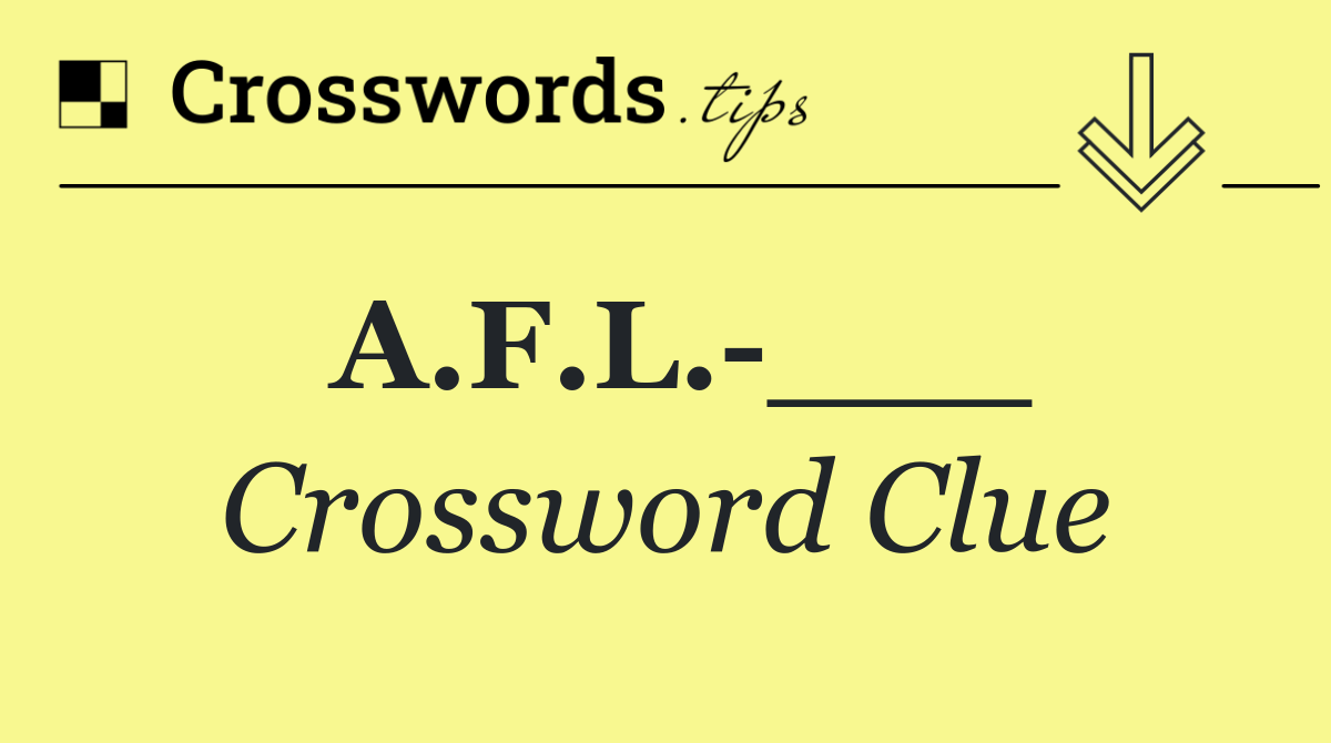 A.F.L. ___
