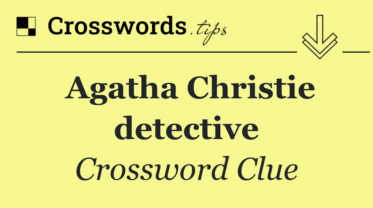 Agatha Christie detective