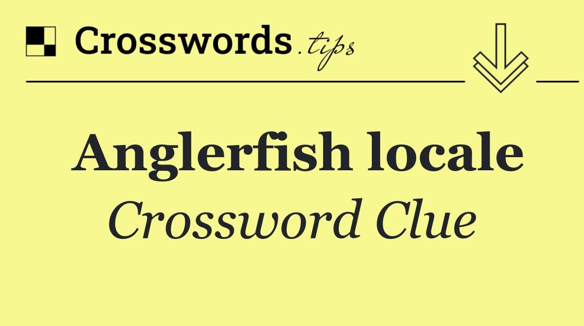 Anglerfish locale