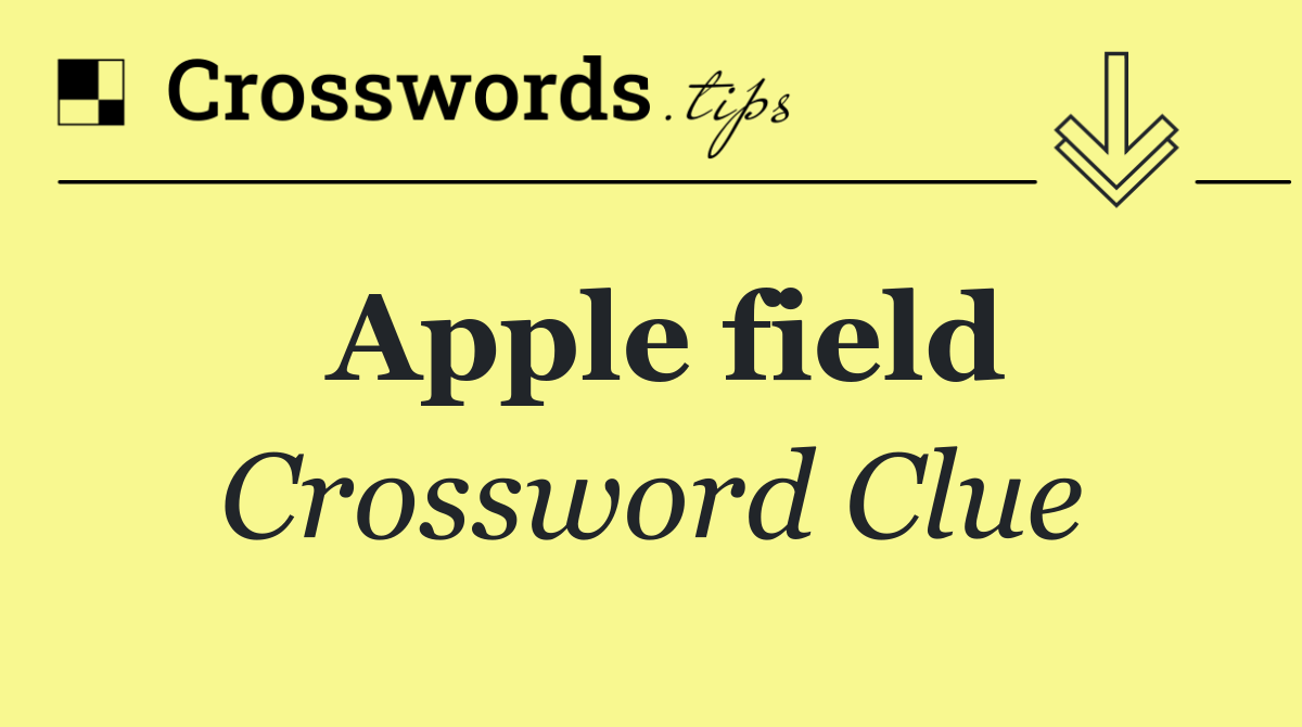 Apple field